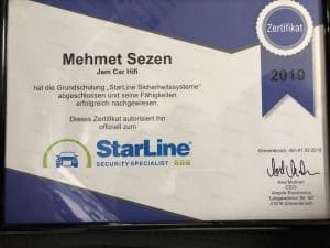 Kontakt zu Starline Zertifizierter Alarmanlagen Einbau Station in Berlin Starline Competence Center Berlin