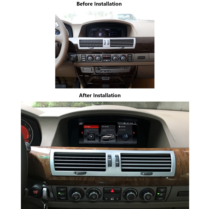 BMW Android Monitor Carplay Wi-Fi Upgrade
BMW 7 Series E65 E66 Multimedia Android 9 Touchscreen Bluetooth GPS NAVI WIFI